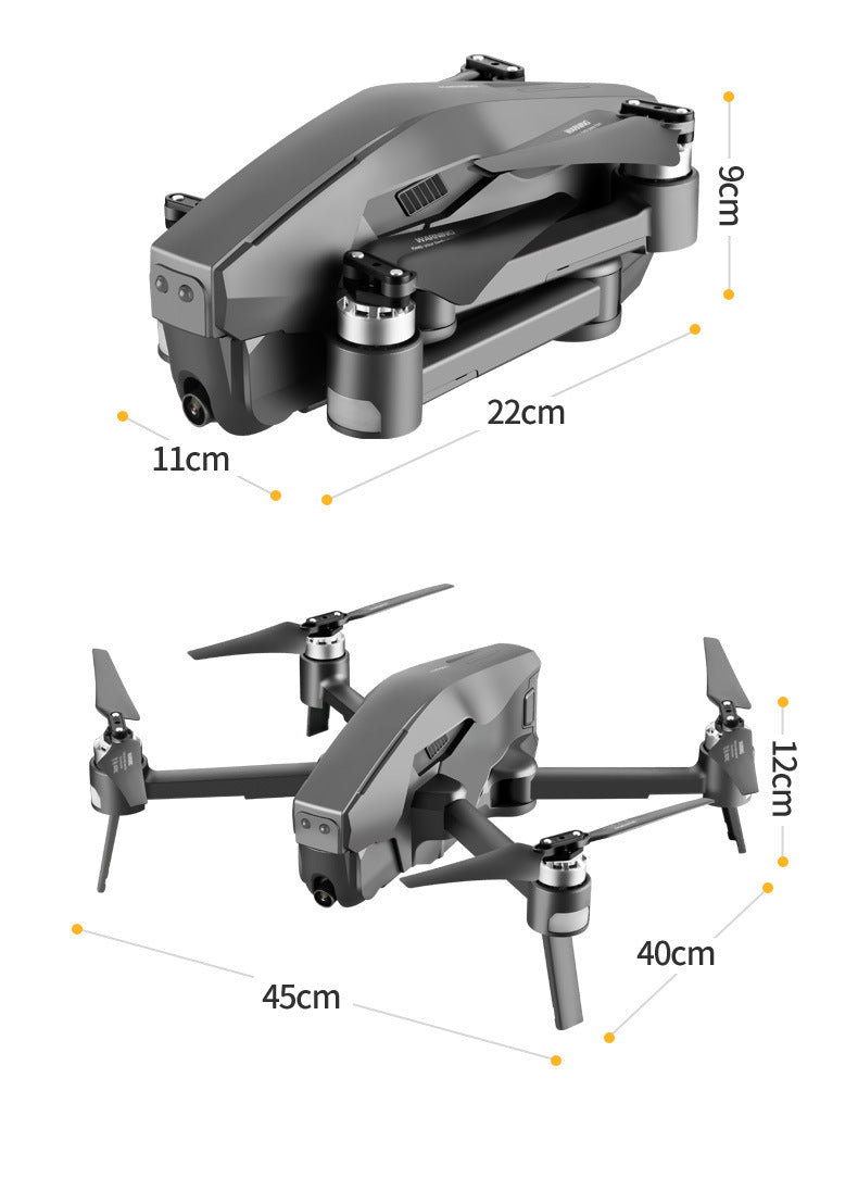 Mark 300 Professional GPS Foldable Drone – 28-Min Flight, Brushless Motor, 1600m Range