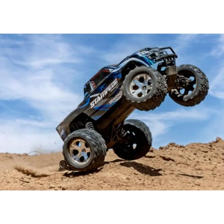 1/10 Scale 2WD Brushless Monster Truck | Stampede-Style BL-2S High-Speed Outdoor Racing Red RTR