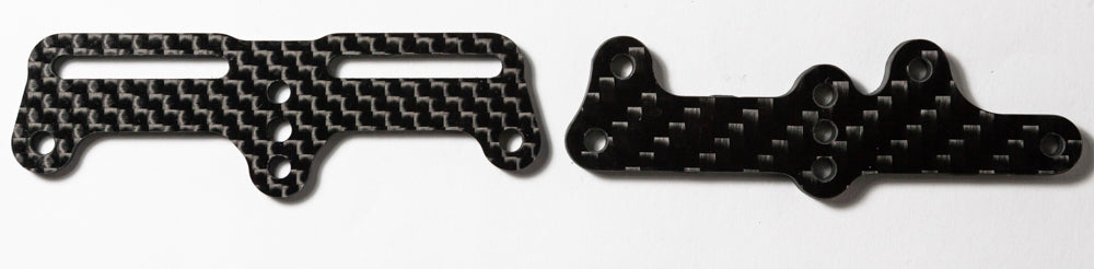 RC12R6 Servo Mounting Plate for Futaba BLS671SV/i – Black Carpet Edition
