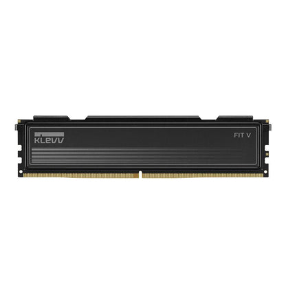 KLEVV FIT V 32GB (2x16GB) DDR5-5600 PC5-44800 CL30 Dual Channel Desktop Memory Kit 5AGU880-56K300L Jet Black