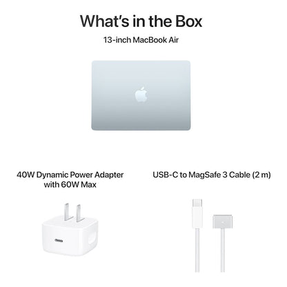 Apple MacBook Air 13.6" M5 10-Core 16GB 512GB SSD Sky Blue Laptop MDHH4LL/A (Early 2026)