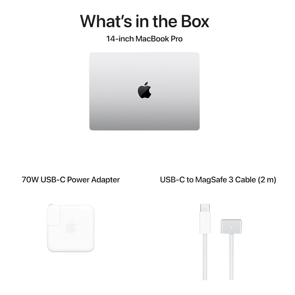 Apple MacBook Pro 14" M5 Pro 18-Core 24GB 2TB SSD WiFi 7 Silver Laptop MGDP4LL/A