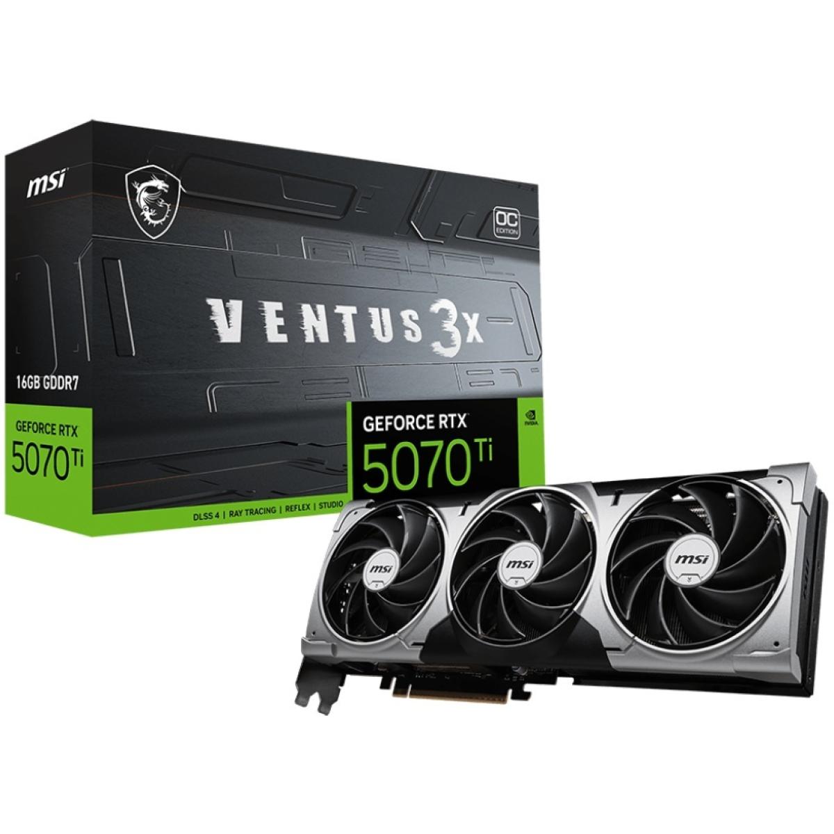 MSI GeForce RTX 5070 Ti 16G Graphics Card G507T-16V3C