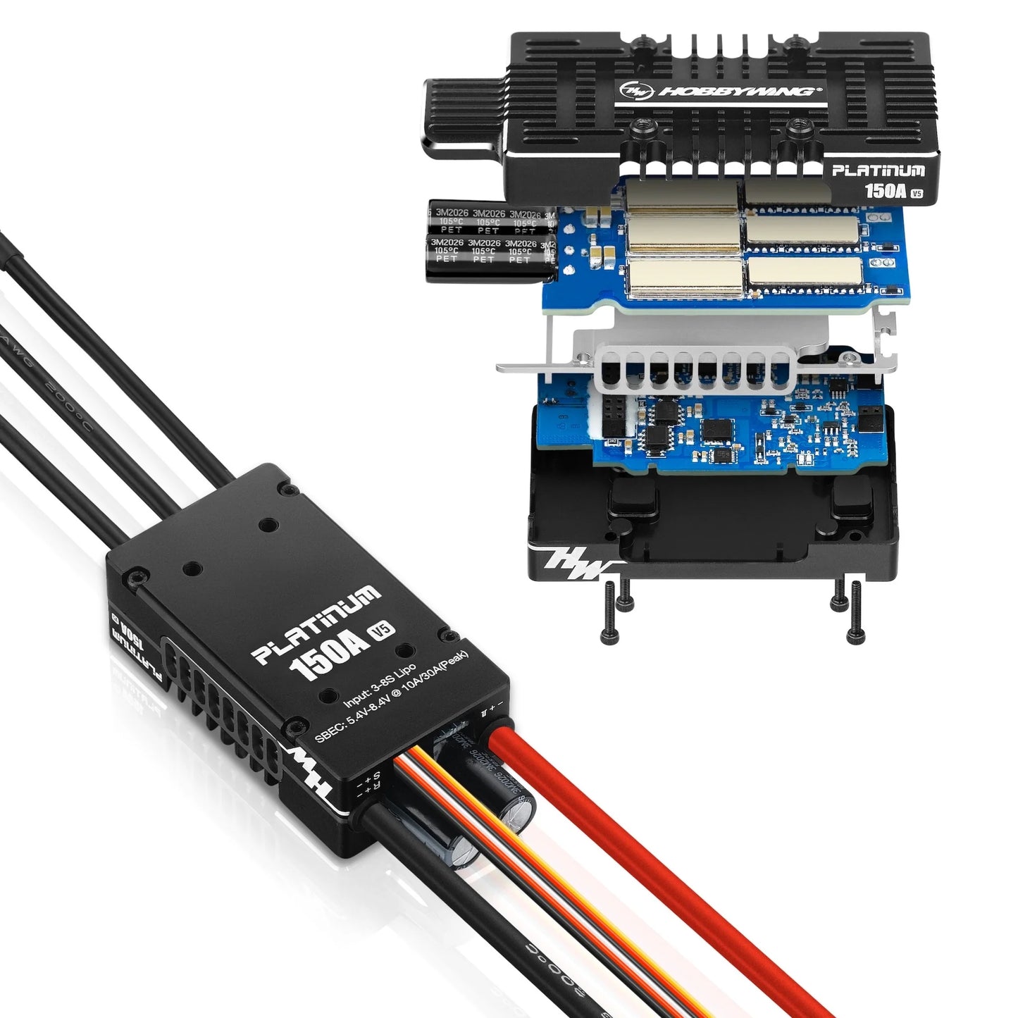Hobbywing PLATINUM ESC Series — Fixed-Wing & Helicopter