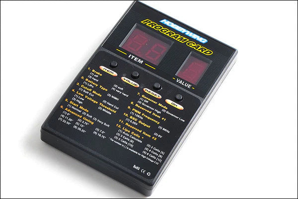 Hobbywing LED Program Card
