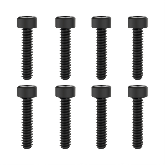 UDIRC Hex Socket Self Tapping Screw 2.6x12mm Black for UD16 Series RC Truck (Part No. M01-004) - 8 Pcs