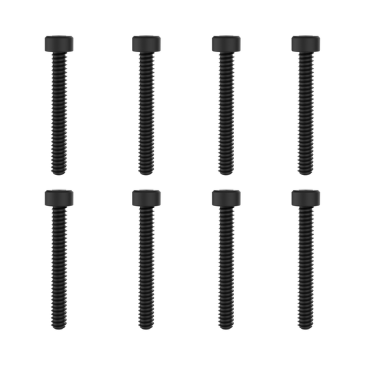 UDIRC Hex Socket Self Tapping Screw 2.6x20mm Black for UD16 Series RC Truck (Part No. M01-006) - 8 Pcs