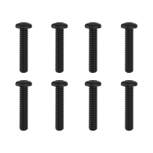 UDIRC Hex Button Head Machine Screw 2.5x15mm Black for UD1610PRO / UD1610S (Part No. M01-020) - 8 Pcs