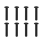 UDIRC Hex Button Head Machine Screw 2.5x15mm Black for UD1610PRO / UD1610S (Part No. M01-020) - 8 Pcs