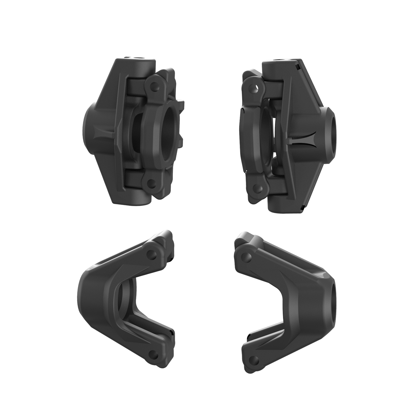UDIRC Front and Rear Wheel Hub Black for UD16 Series RC Monster Truck (Part No. P16-005) - 2 Pcs
