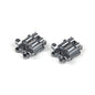 UDIRC Differential Cover Upgrade Part Titanium Color for UD16 Series RC Monster Truck (Part No. P16-056A) - 2 Pcs