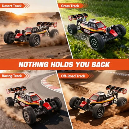 1/12 Scale Brushless 4X4 RC Buggy | 42mph High-Speed Racing with 3S 2200mAh Battery RTR