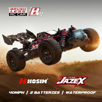 1/8 Scale Brushless 4X4 Waterproof RC Buggy | 60km/h All-Terrain Off-Road RTR Red