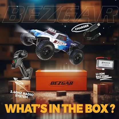 1/12 Scale Brushless 4X4 Waterproof RC Truck | 52km/h All-Terrain High Speed RTR