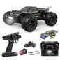 1/16 Scale Brushless 4X4 RC Car | H16BM 42mph High-Speed Off-Road RTR with 2 LiPo Batteries Black/Red