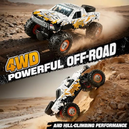 Amphibious RC Car | Land & Water 2.4GHz 4X4 RTR with Dual Batteries 60-Min Runtime Red