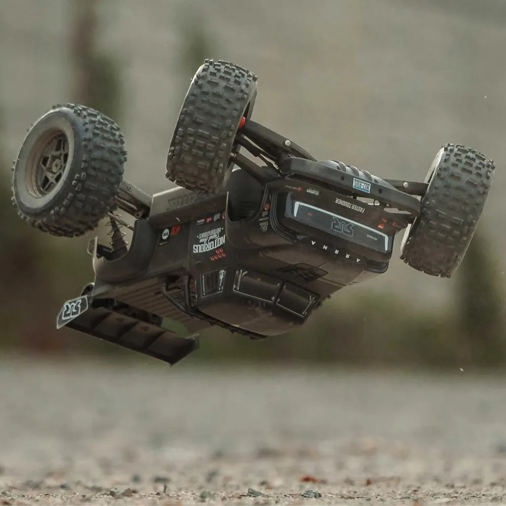 1/8 Scale 4X4 RC Stunt Truck | 6S BLX Brushless Monster Off-Road RTR Blue