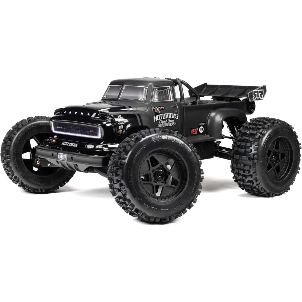 1/8 Scale 4X4 RC Stunt Truck | 6S BLX Brushless Monster Off-Road RTR Blue
