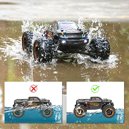 1/16 Scale 4X4 Waterproof RC Monster Truck | 2.4GHz 36km/h Off-Road RTR