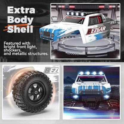 1/12 Scale Brushless 4X4 Waterproof RC Truck | 52km/h All-Terrain High Speed RTR