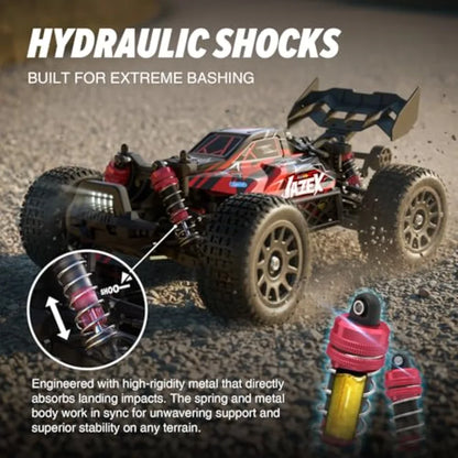 1/8 Scale Brushless 4X4 Waterproof RC Buggy | 60km/h All-Terrain Off-Road RTR Red