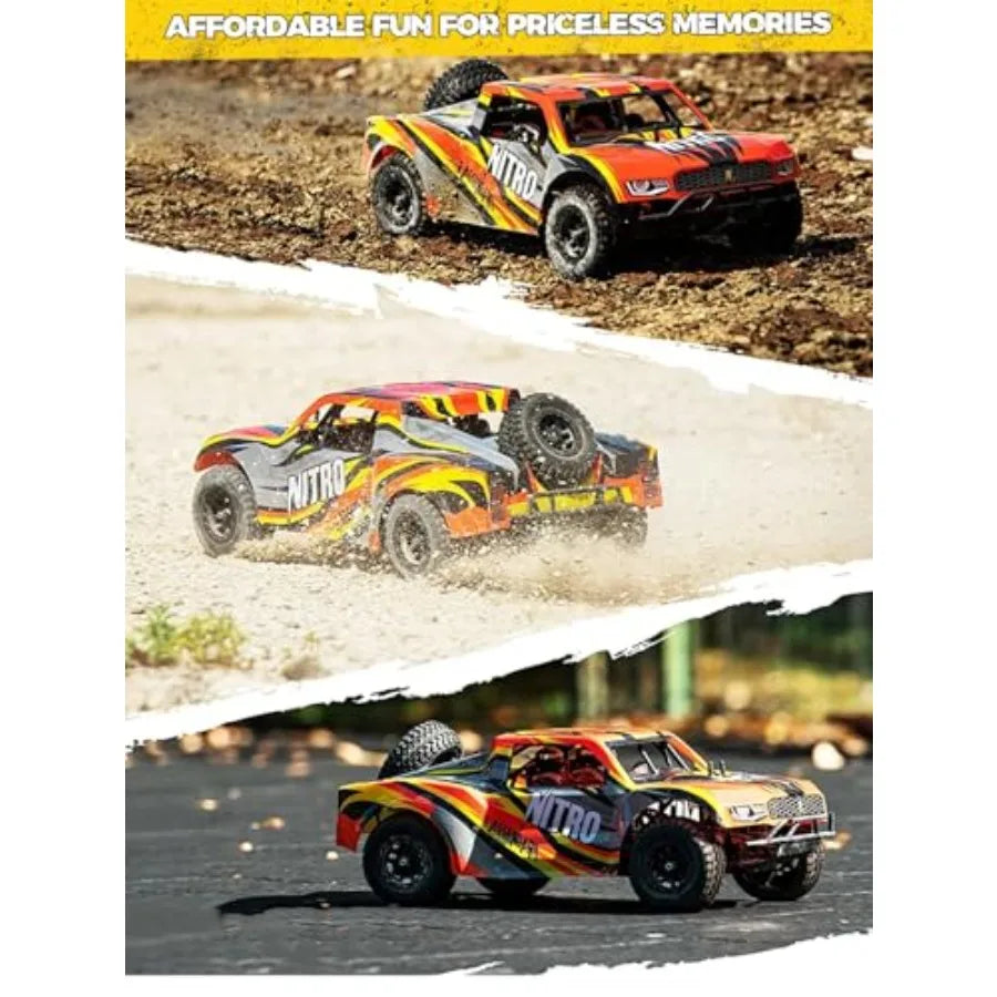 1/8 Scale Brushless RC Short Course Truck | 40MPH 4WD Waterproof Electric RTR