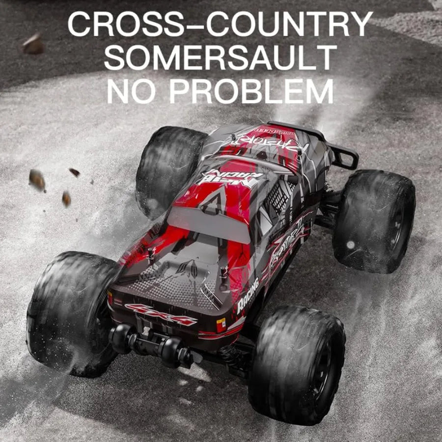 1/8 Scale Brushless RC Monster Truck | 100km/h+ 4WD Dual 3S Battery Offroad Basher RTR