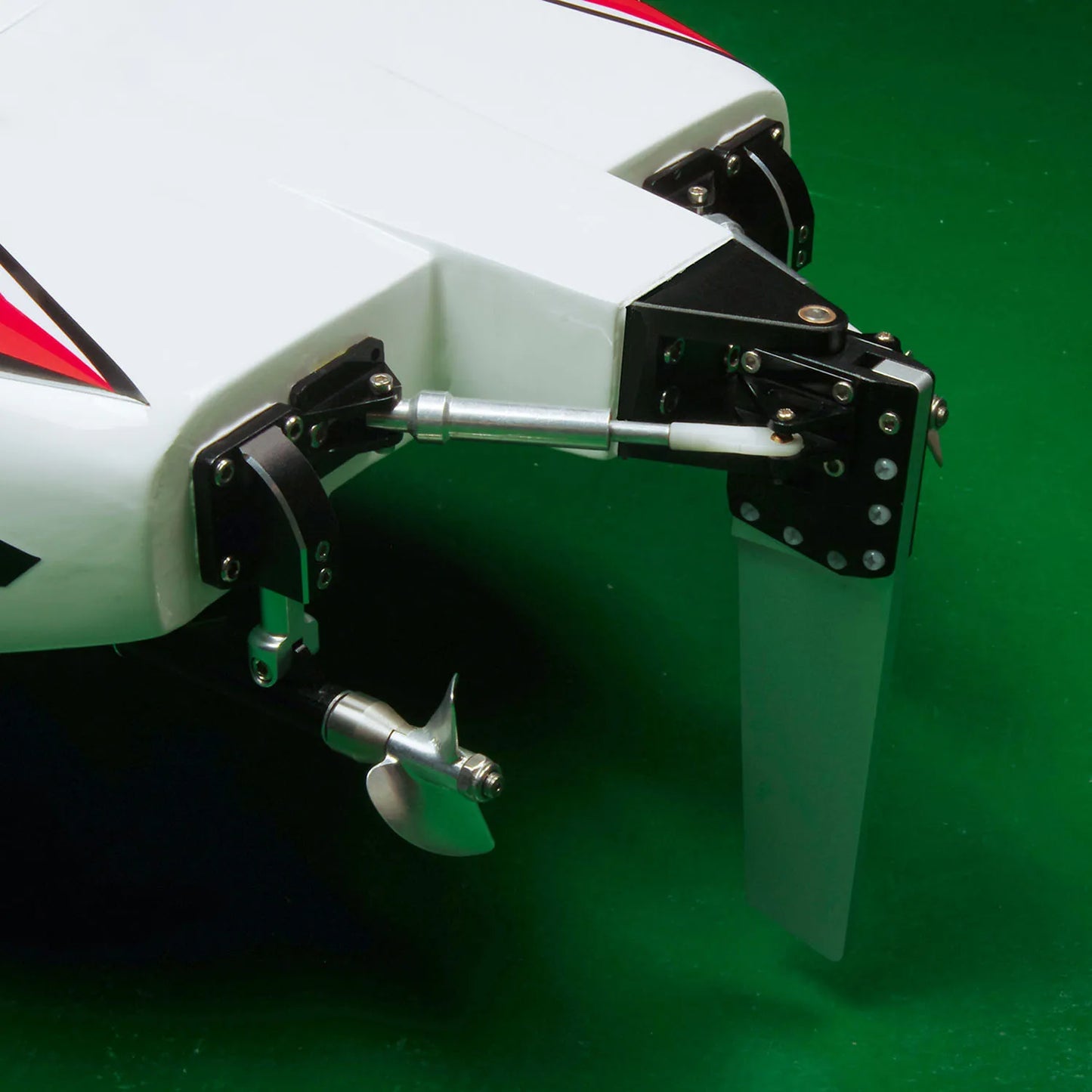 DTRC E33 Carbon Fiber RC Racing Boat | Kevlar Hull Brushless 120A ESC Cooling System RTR White/Blue