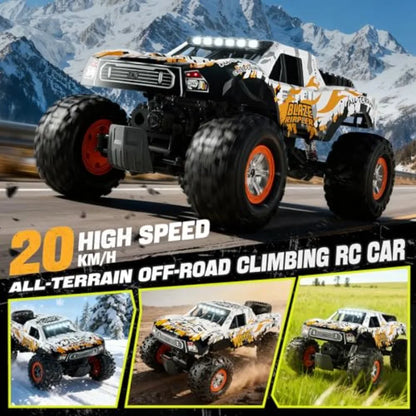Amphibious RC Car | Land & Water 2.4GHz 4X4 RTR with Dual Batteries 60-Min Runtime Red