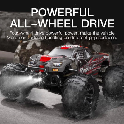 1/8 Scale Brushless RC Monster Truck | 100km/h+ 4WD Dual 3S Battery Offroad Basher RTR