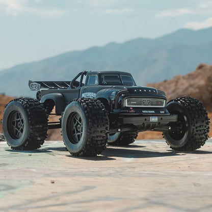 1/8 Scale 4X4 RC Stunt Truck | 6S BLX Brushless Monster Off-Road RTR Blue