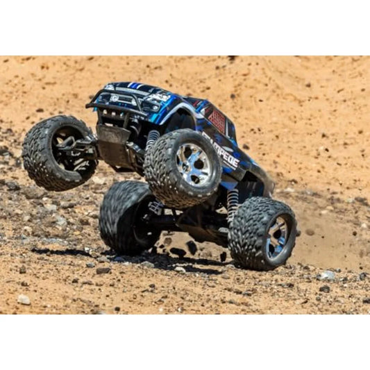 1/10 Scale 2WD Brushless Monster Truck | Stampede-Style BL-2S High-Speed Outdoor Racing Red RTR