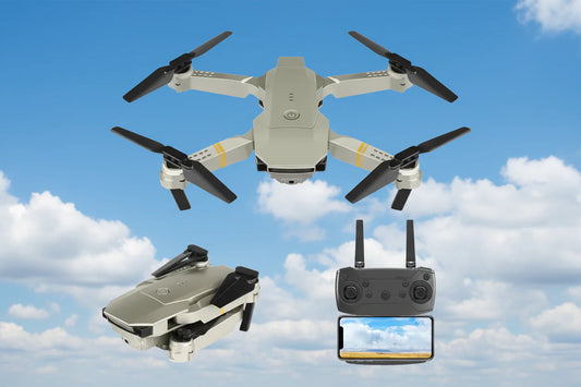 4K HD Dual Camera RC FPV WiFi Portable Wide Angle Foldable Quadcopter Drone