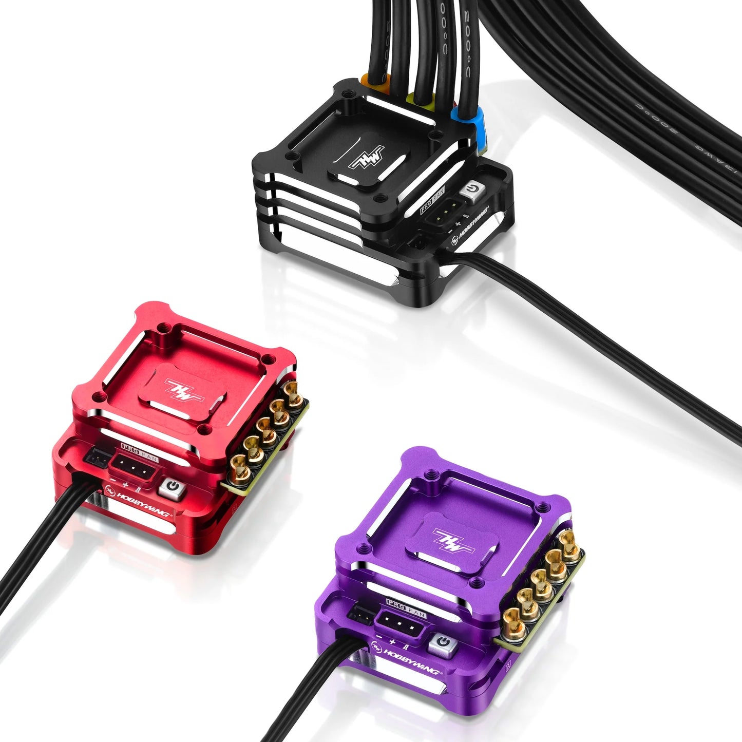Hobbywing XERUN XD10 Pro Drift ESC — Sensored Brushless | Black / Red / Purple