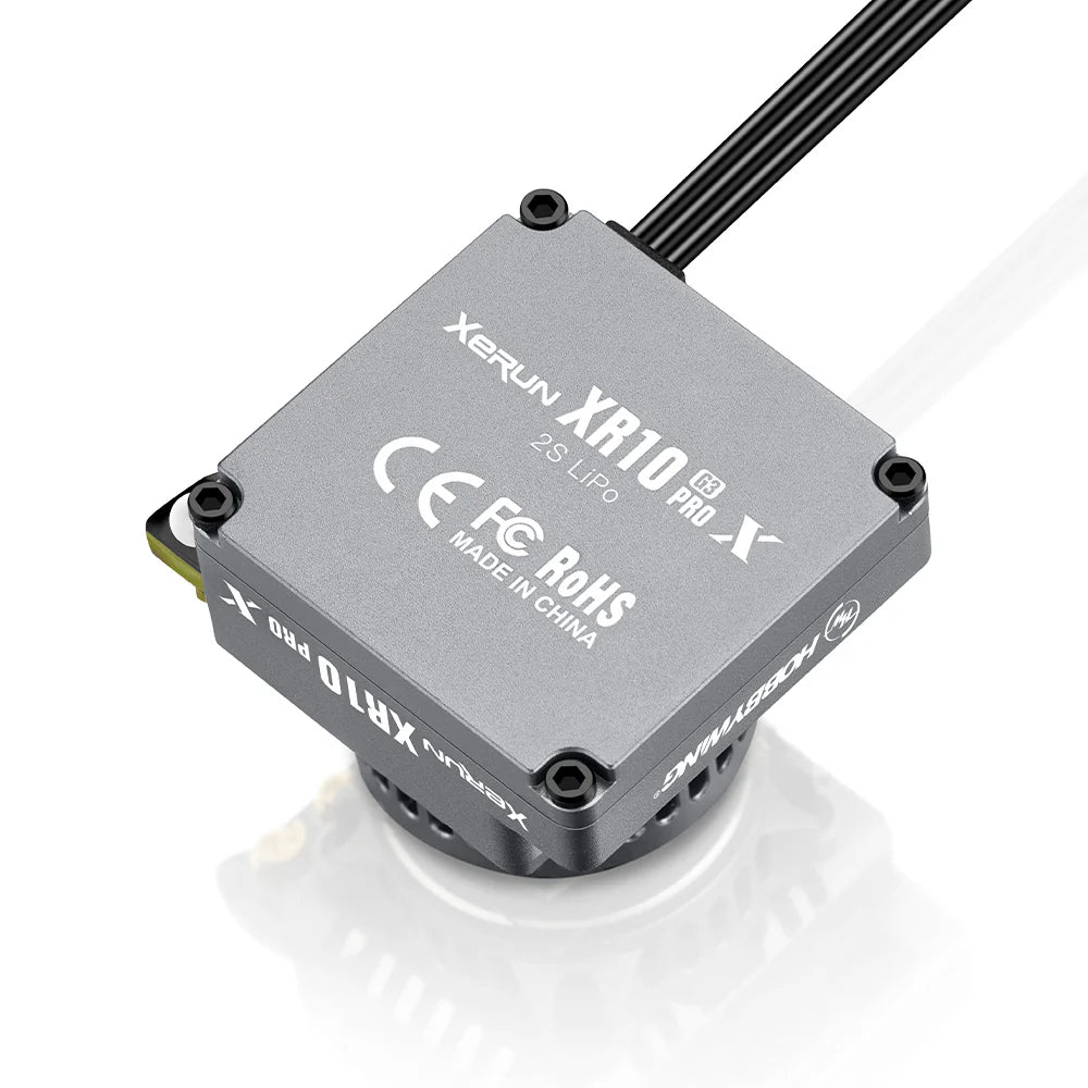 Hobbywing XERUN XR10 Pro G3X Sensored Brushless ESC — 1/10 Competition