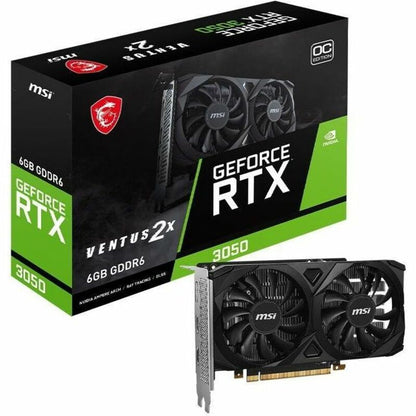 MSI G3050V2X6C GeForce RTX 3050 6GB GDDR6 OC Graphics Card