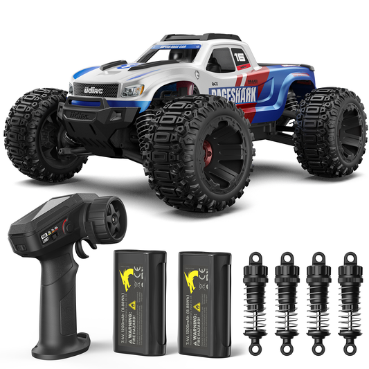 UD1611 1/16 4X4 RC Monster Truck, RTR, 2S Battery Compatible, Brushed Motor
